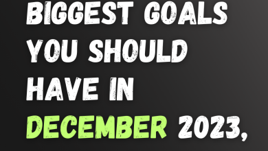 These 4 Biggest Goals You Should Have In December 2023, Based On Sign
